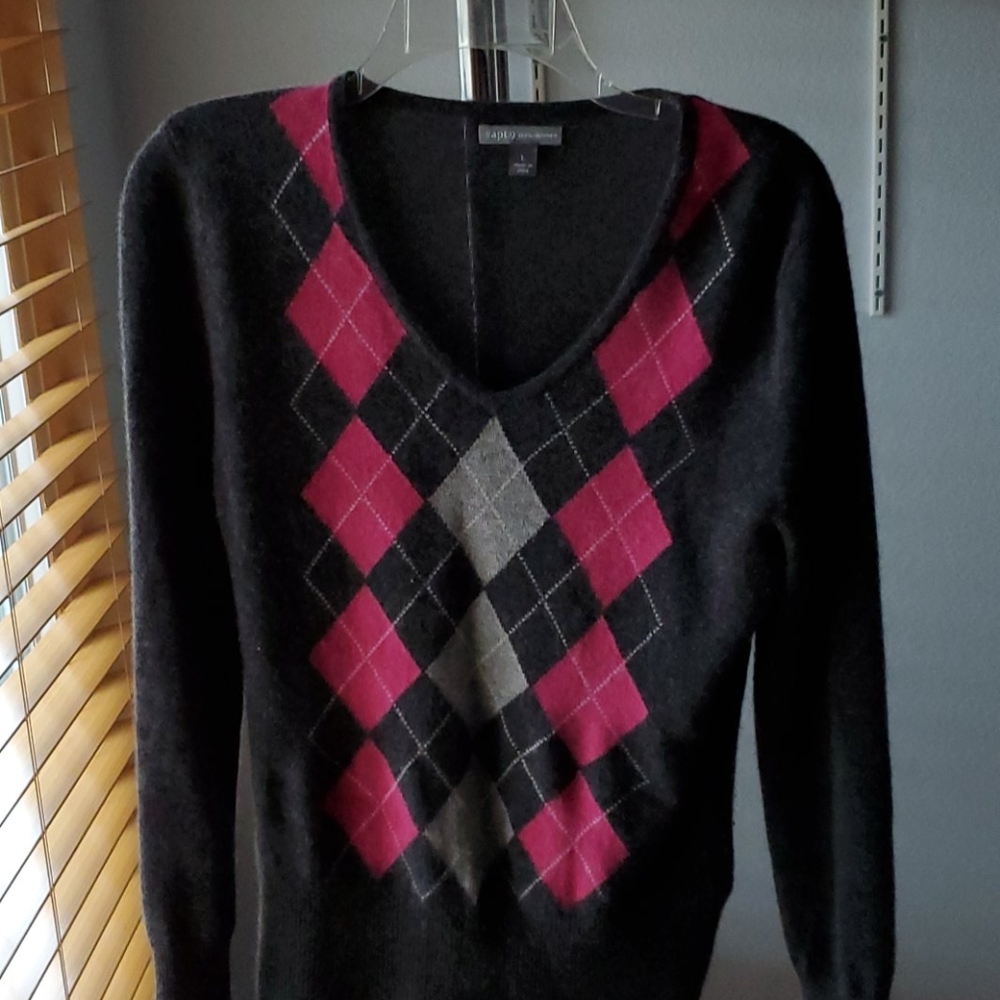 Argyle sweater